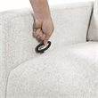 Lexicon Olathe Chenille Swivel Glider Reclining Chair in Newsprint