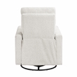 Lexicon Olathe Chenille Swivel Glider Reclining Chair in Newsprint
