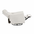Lexicon Olathe Chenille Swivel Glider Reclining Chair in Newsprint