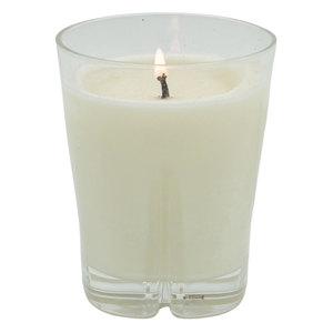 Aroma43 Largo Luxury Candle Essential Oils and Soy Wax in White Glass
