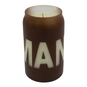 Aroma43 Beacon Scented Man Candle Brown Container in Cotton Wick