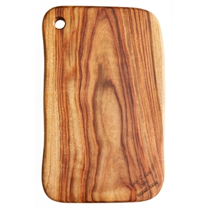 Fab Slabs Natural Wood Camphor Laurel Large Cutting Board in Brown