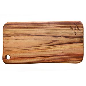 Fab Slabs Natural Wood Camphor Laurel Medium Cutting Board in Brown
