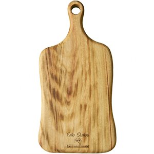 fab slabs natural wood camphor laurel anti bacterial paddle board in brown