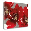 36 x 28 Red Poppy Forest I by Natasha Barnes- Print On Canvas Fabric Multi-Color