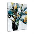 30x30 Blooms In Shamrock Grey By Angela Maritz - Print Canvas Fabric Multi-Color