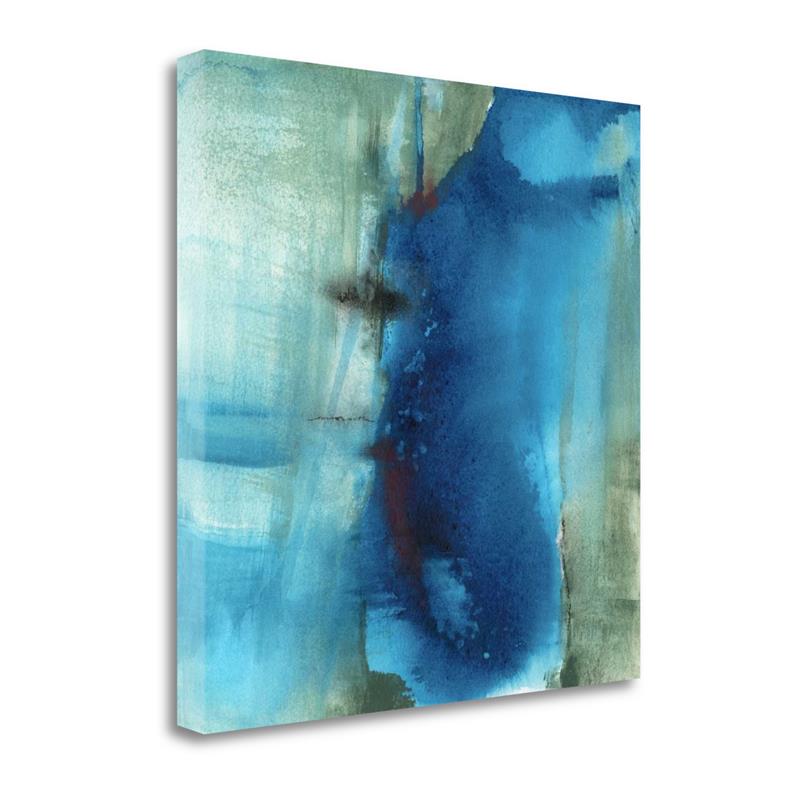30x30 Another World I By Michelle Oppenheimer Print on Canvas Fabric Multi-Color