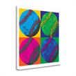 30 x 30 Ball Four Baseball By Wild Apple Portfolio- on Canvas Fabric Multi-Color