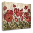 24 x 16 Daydreaming Flowers Red by Silvia Vassileva - Multi-Color Canvas Fabric