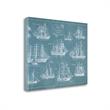 35 x 28 Sailing Ships by Wild Apple Portfolio-Print On Canvas Fabric Multi-Color
