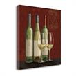 30x30 Bistro Paris White Wine V.2 By Janelle Penner on Canvas Fabric Multi-Color