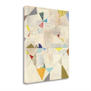 geometric background ii v.2 giclee on gallery wrap canvas
