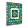 29x29 Cool Feathers Tiles III By Veronique Charron- on Canvas Fabric Multi-Color