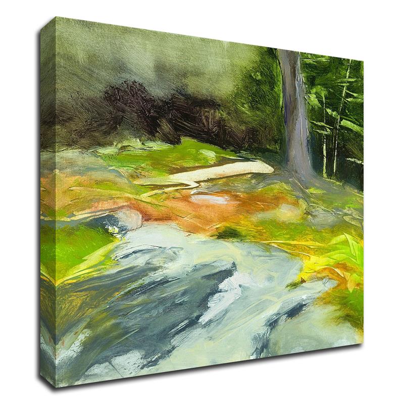 14" X 14" This Is The Way By Martha Wakefield - Print On Canvas Fabric Green | Cymax Business