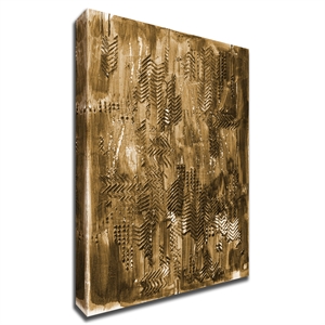 Sepia Mended Painting 1 by Jeralyn Mohr Printed on Canvas 26 x 36 in Multi-Color