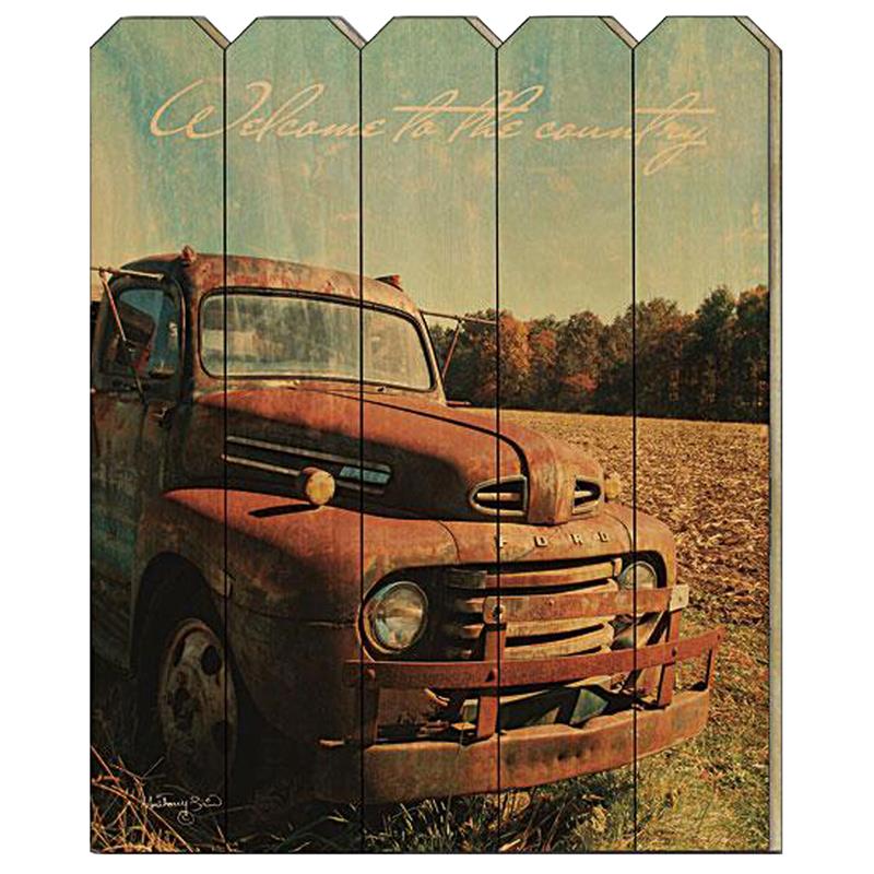 Welcome to the Country by Anthony Smith Printed Wall Art Wood Multi-Color