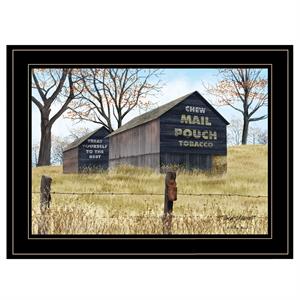 Treat Yourself Mail Pouch Barn by Billy Jacobs Printed Art Wood Multi-Color