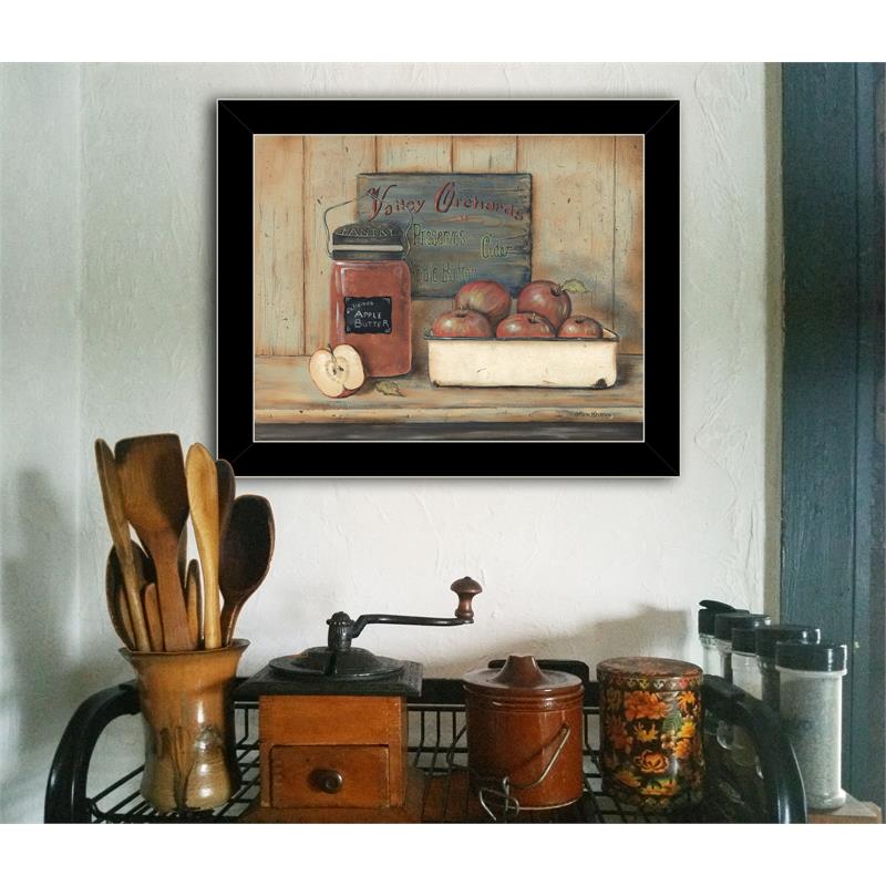 Apple Butter by Pam Britton Printed Framed Wall Art Wood Multi-Color