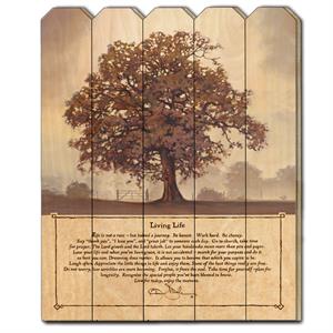 Living Life by Bonnie Mohr Printed Framed Wall Art Wood Multi-Color