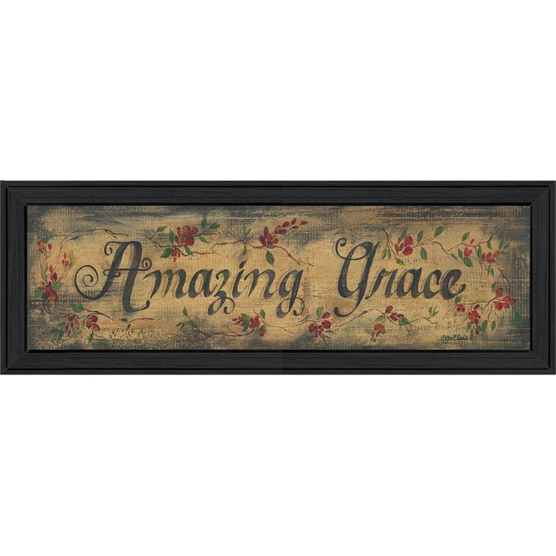 Amazing Grace By Gail Eads Printed Framed Wall Art Wood Multi-Color