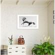 White Stallion by Andreas Lie Printed Wall Art Wood Multi-Color