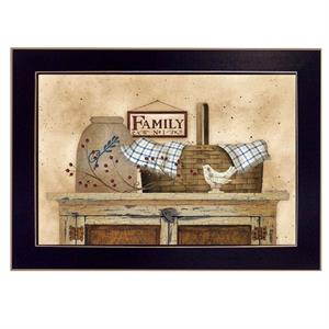 family still life by linda spivey printed wall art wood multi-color