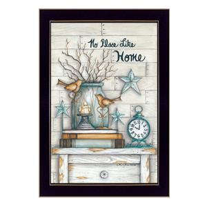No Place Like Home By Mary June Printed Wall Art Wood Multi-Color