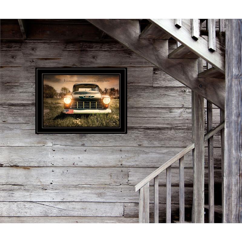 Wrong Lane by RobinLee Vieira Printed Wall Art Wood Multi-Color