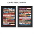 America Proud I Collection By Marla Rae Printed Wall Art Wood Multi-Color