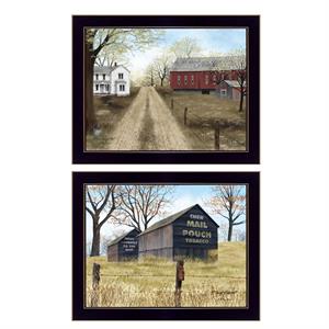 scenic country collection by billy jacobs printed wall art wood multi-color