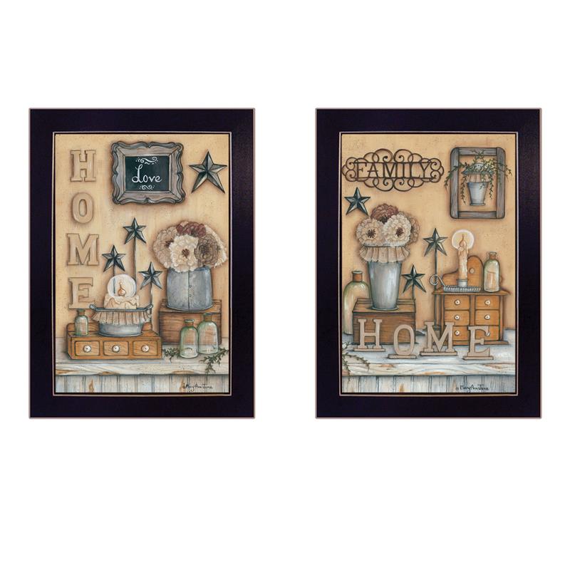 Where Family and Friends Gather II 2-Pc Vignette byMary Ann June WoodMulti-Color