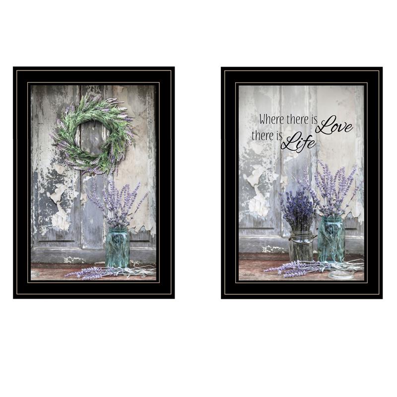Where There is Love 2-Piece Vignette by Lori Deiter Wood Multi-Color