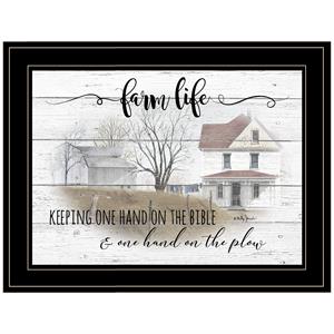 Farm Life By Billy Jacobs Printed Framed Wall Art Wood Multi-Color