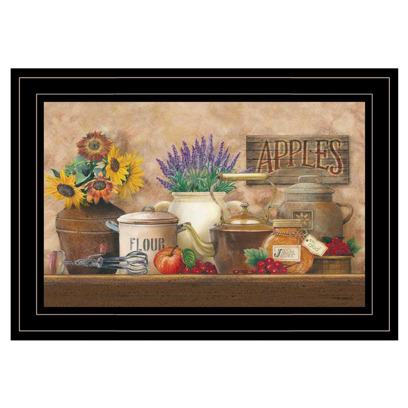 Antique Kitchen By Ed Wargo Printed Framed Wall Art Wood Multi-Color