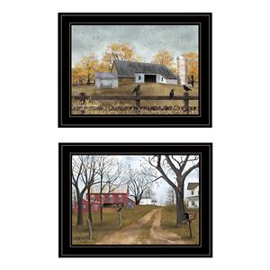 Country Roads Collection By Billy Jacobs Printed Wall Art Wood Multi-Color