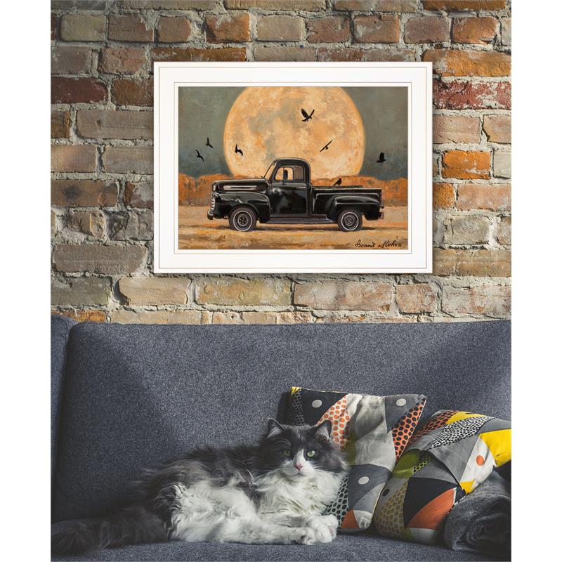 Harvest Moon By Bonnie Mohr Printed Framed Wall Art Wood Multi-Color
