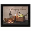 Amazing Grace By Susie Boyer Printed Framed Wall Art Wood Multi-Color