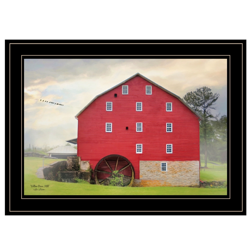 Willow Grove Mill By Lori Deiter Printed Wall Art Wood Multi-Color