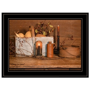 gathering the harvest by billy jacobs print wall art wood multi-color