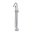 CRO Decor Freestanding Brass Faucet in Chrome