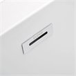 CRO Decor Freestanding Soaking Acrylic Alcove Bathtub in White