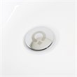 CRO Decor Freestanding Soaking Acrylic Alcove Bathtub in White
