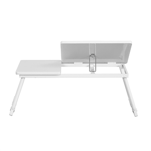 cro decor folding plastic table  in white laptop table desk snack table
