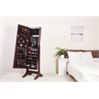 CRO Decor Kent Free Standing 14.6'' Wide Jewelry Armoire with Mirror-Brown