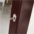 CRO Decor Kent Free Standing 14.6'' Wide Jewelry Armoire with Mirror-Brown