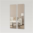 CRO Decor Aayansh Assembly Frameless Accent Mirror Wall-mounted