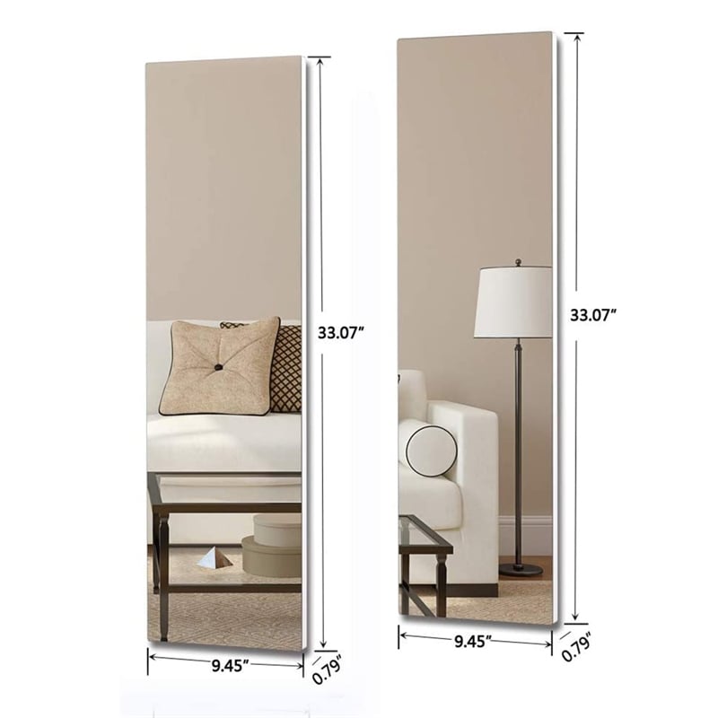 CRO Decor Aayansh Assembly Frameless Accent Mirror Wall-mounted