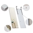 CRO Decor Aayansh Assembly Frameless Accent Mirror Wall-mounted