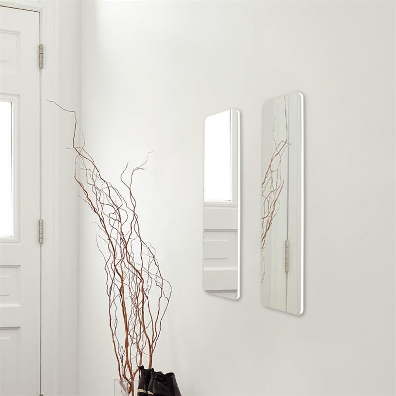 CRO Decor Aayansh Assembly Frameless Accent Mirror Wall-mounted