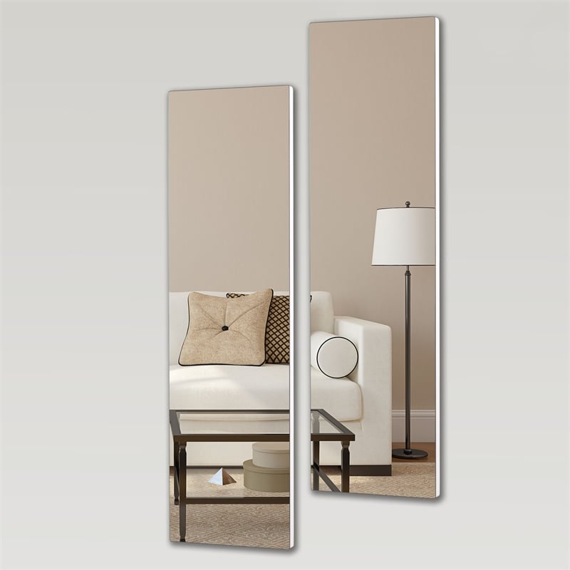 CRO Decor Aayansh Assembly Frameless Accent Mirror Wall-mounted